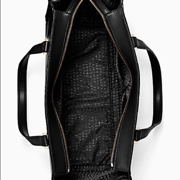 KATE SPADE regatta court vita black soft leather - Picture 3 of 7